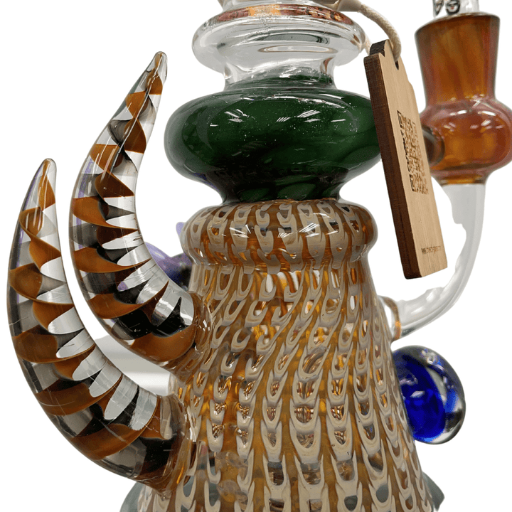 Cheech Glass 7mm Multi-Color Horn Rig-8" Steinbach Vape SuperStore and Bong Shop Manitoba Canada