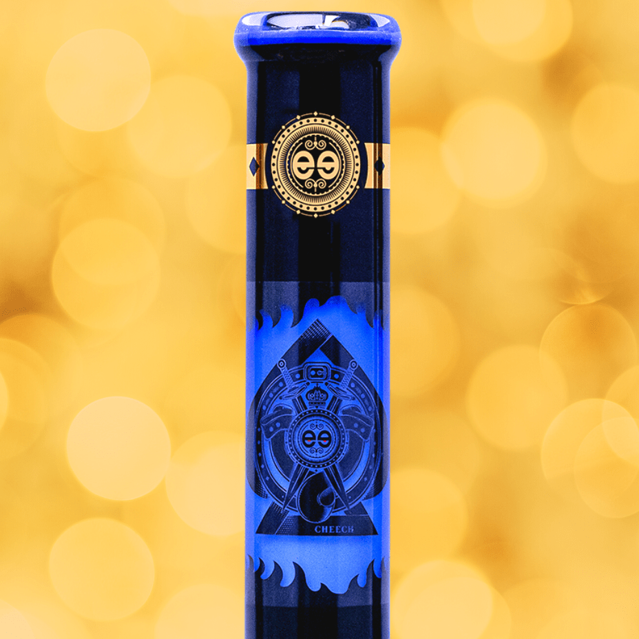 Cheech Glass 7mm Protect the Crest Beaker 14" Steinbach Vape SuperStore and Bong Shop Manitoba Canada