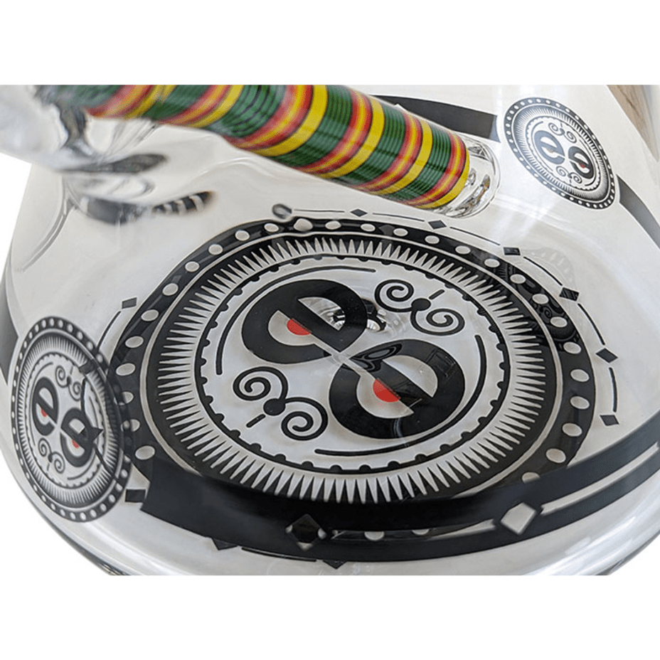 Cheech Glass 7mm Protect the Crest Beaker 14" Steinbach Vape SuperStore and Bong Shop Manitoba Canada