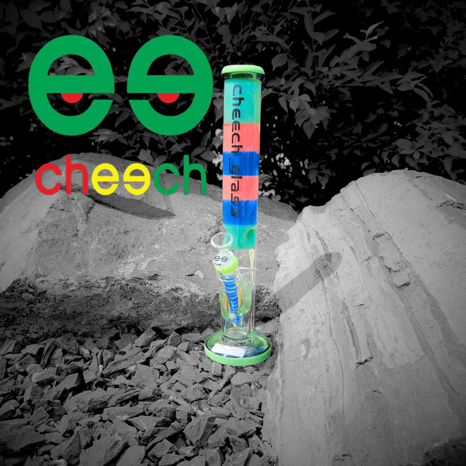 Cheech Glass Multi-Color Sand Straight Tube 17" 17" / 7mm Steinbach Vape SuperStore and Bong Shop Manitoba Canada