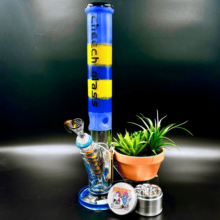 Cheech Glass Multi-Color Sand Straight Tube 17" 17" / 7mm Steinbach Vape SuperStore and Bong Shop Manitoba Canada