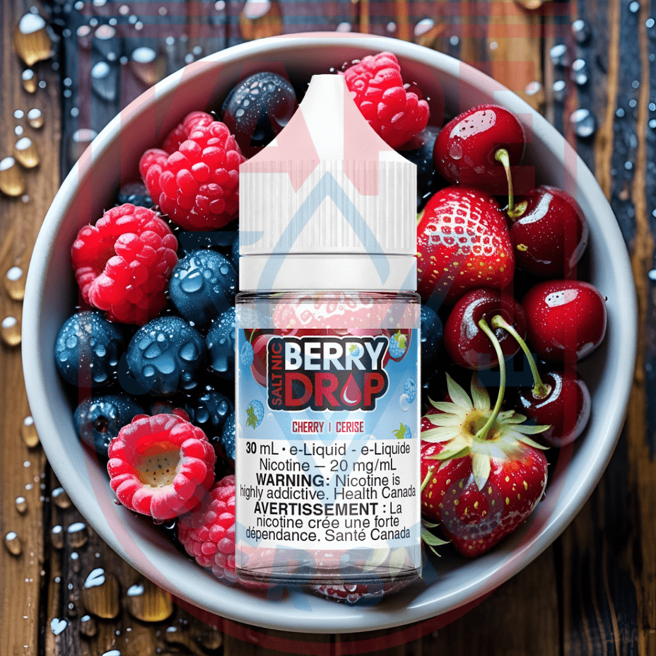 Cherry Salts by Berry Drop E-Liquid Steinbach Vape SuperStore and Bong Shop Manitoba Canada