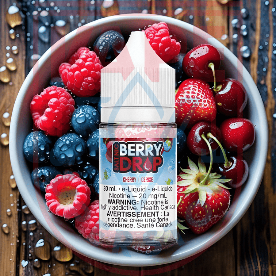 Cherry Salts by Berry Drop E-Liquid Steinbach Vape SuperStore and Bong Shop Manitoba Canada
