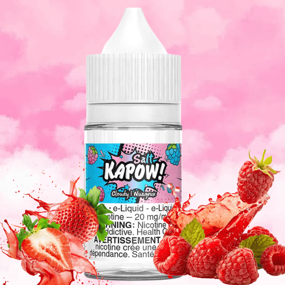 Cloudy Salt by Kapow E-Liquid 12mg/mL / 30mL Steinbach Vape SuperStore and Bong Shop Manitoba Canada