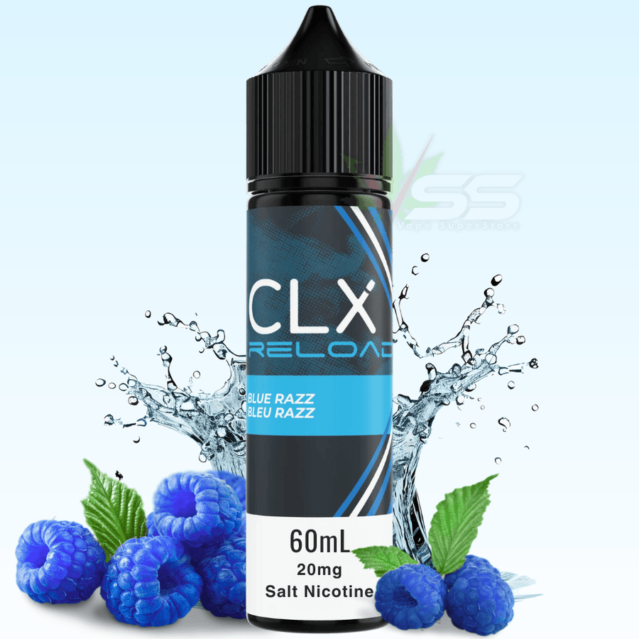CLX Reload 60ml Salt-Blue Razz Steinbach Vape SuperStore and Bong Shop Manitoba Canada