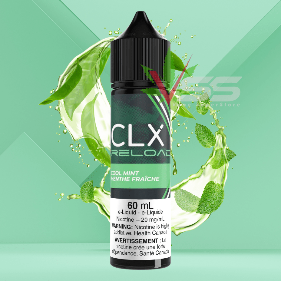 CLX Reload 60ml Salt-Cool Mint 60ml / 20mg Steinbach Vape SuperStore and Bong Shop Manitoba Canada
