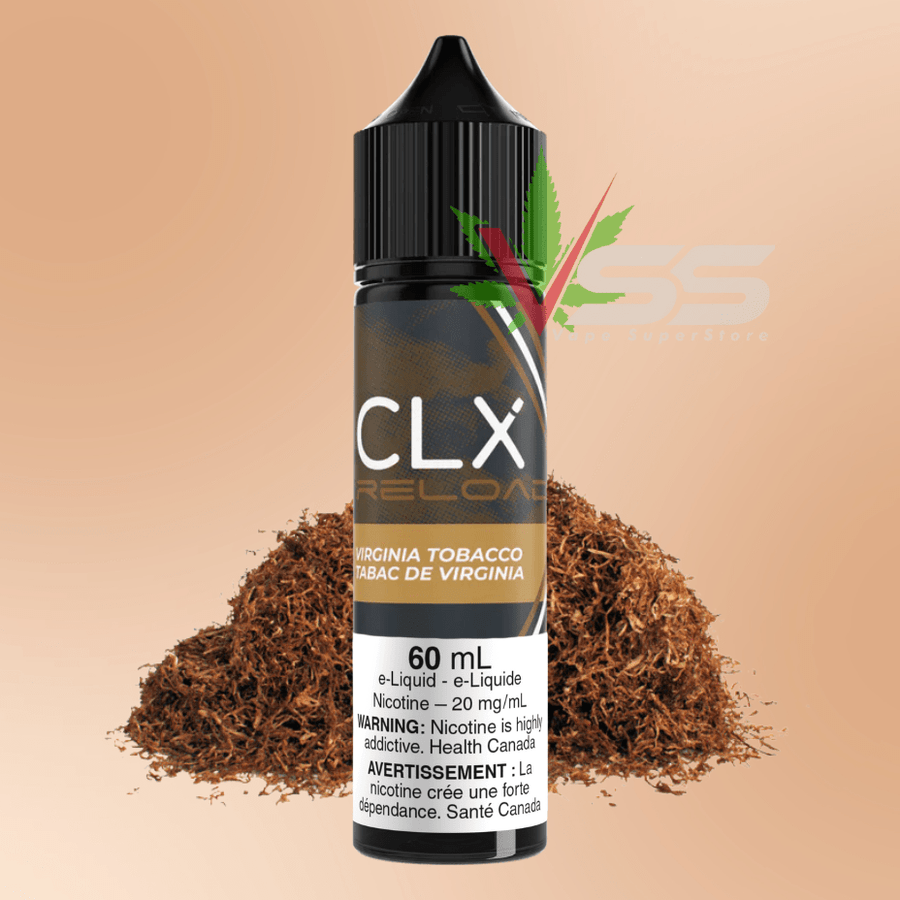 CLX Reload 60ml Salt-Virginia Tobacco 60ml / 20mg Steinbach Vape SuperStore and Bong Shop Manitoba Canada
