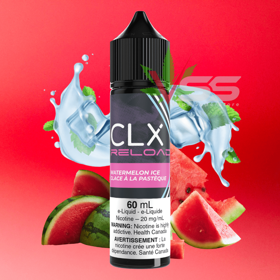 CLX Reload 60ml Salt-Watermelon Ice 60ml / 20mg Steinbach Vape SuperStore and Bong Shop Manitoba Canada
