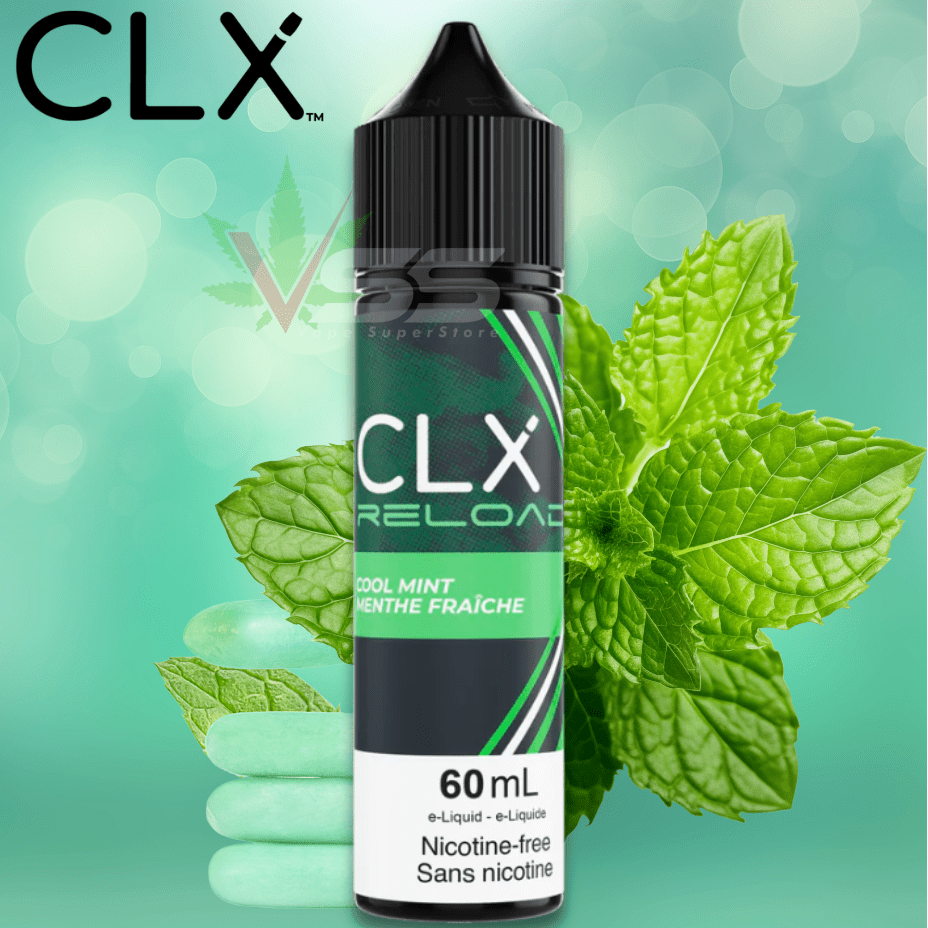 Cool Mint by CLX Reload 60mL / 0mg Steinbach Vape SuperStore and Bong Shop Manitoba Canada