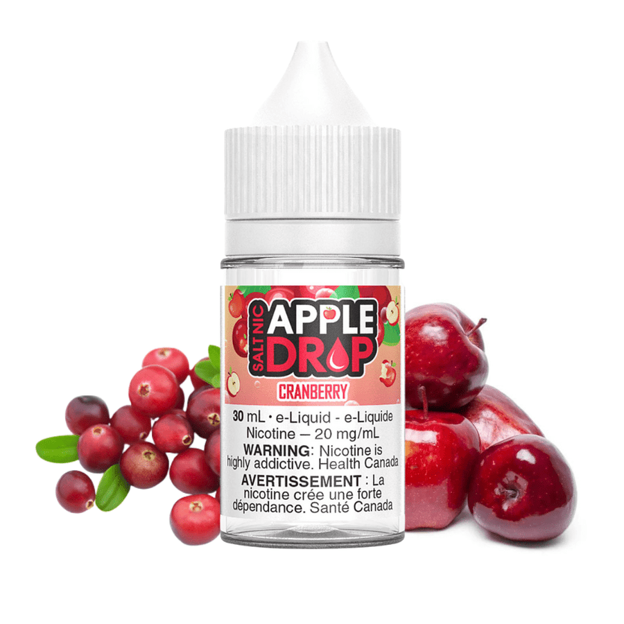 Cranberry Salts by Apple Drop E-Liquid 12mg Steinbach Vape SuperStore and Bong Shop Manitoba Canada