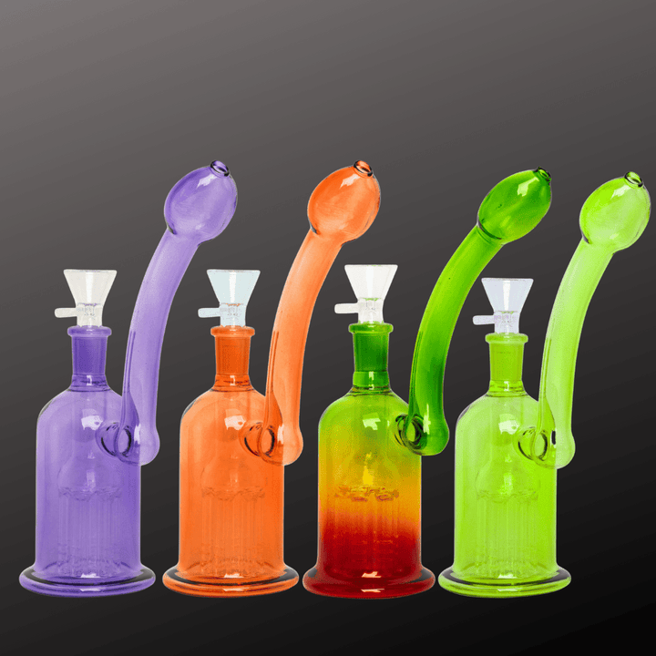 Day Glow Bubbler w/6-Arm Tree Perc 6" Steinbach Vape SuperStore and Bong Shop Manitoba Canada