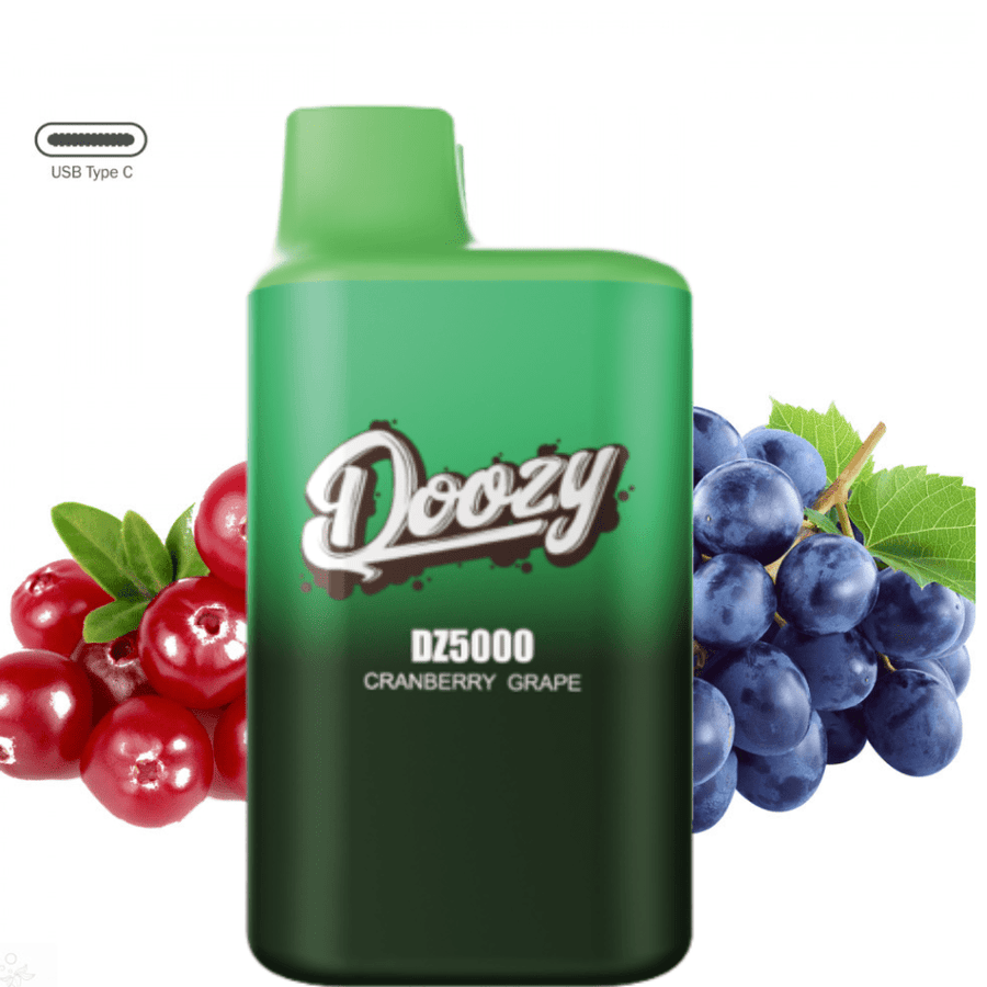 Doozy DZ5000 Disposable Vape-Cranberry Grape 5000 Puffs / 20mg Steinbach Vape SuperStore and Bong Shop Manitoba Canada