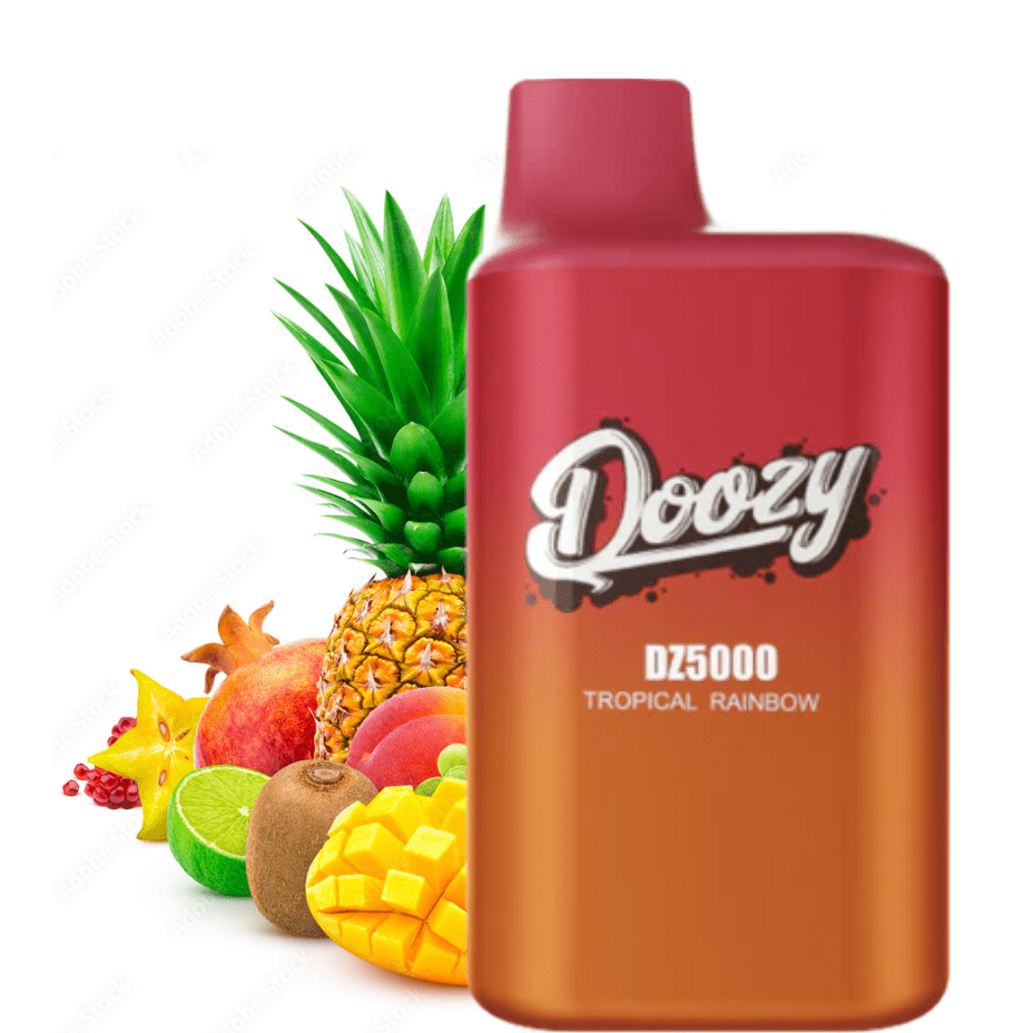 Doozy DZ5000 Disposable Vape-Tropical Rainbow 5000 Puffs / 20mg Steinbach Vape SuperStore and Bong Shop Manitoba Canada
