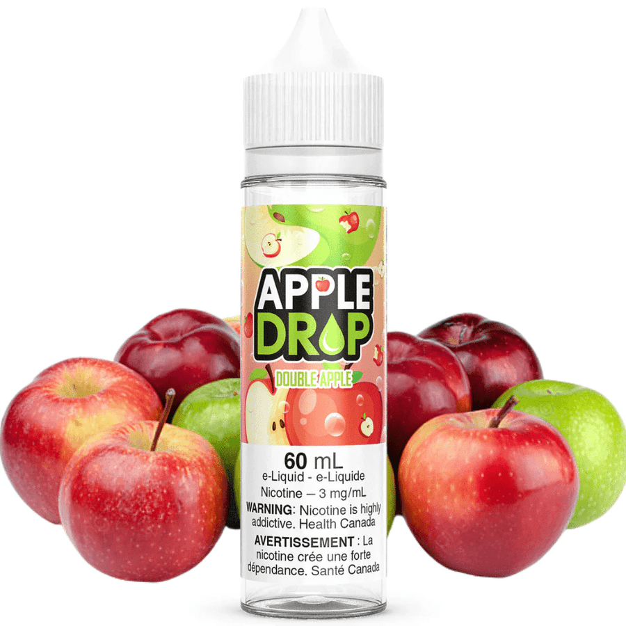 Double Apple by Apple Drop E-Liquid 60ml / 3mg Steinbach Vape SuperStore and Bong Shop Manitoba Canada