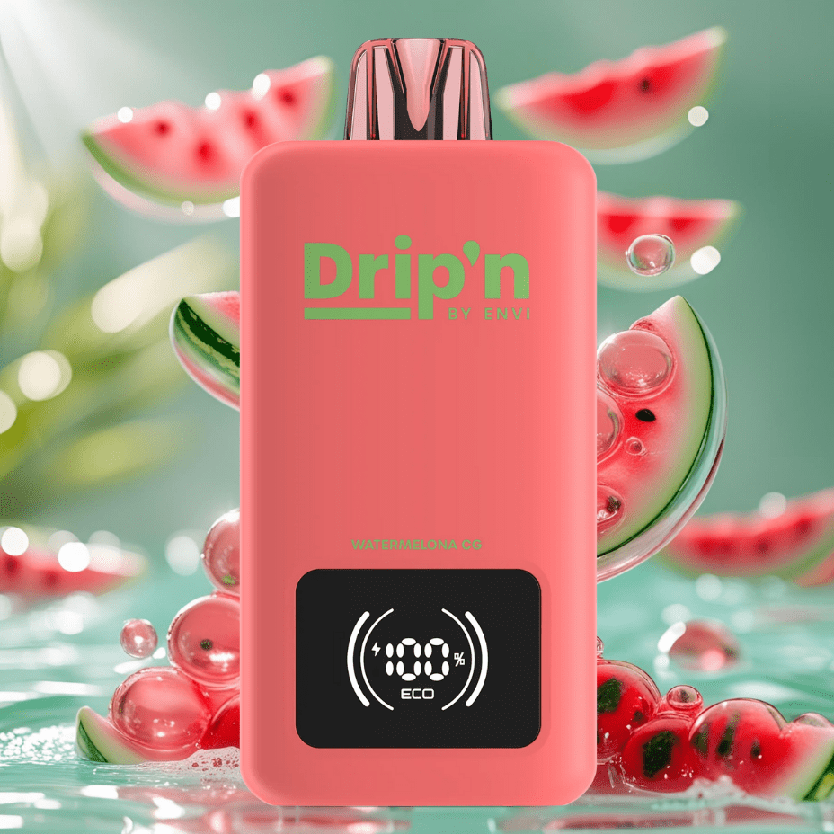 Drip'n by Envi 70K Disposable Vape - Watermelon CG Steinbach Vape SuperStore and Bong Shop