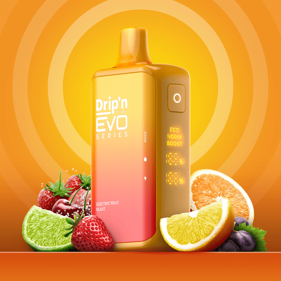 Drip'n by Envi EVO 28k Disposable Vape-Electric Fruit Blast Manitoba Vape SuperStore and Bong Shop