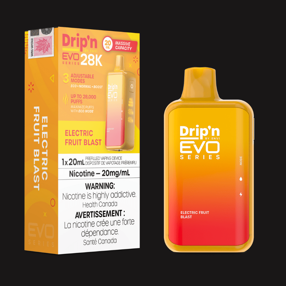 Drip'n by Envi EVO 28k Disposable Vape-Electric Fruit Blast Manitoba Vape SuperStore and Bong Shop