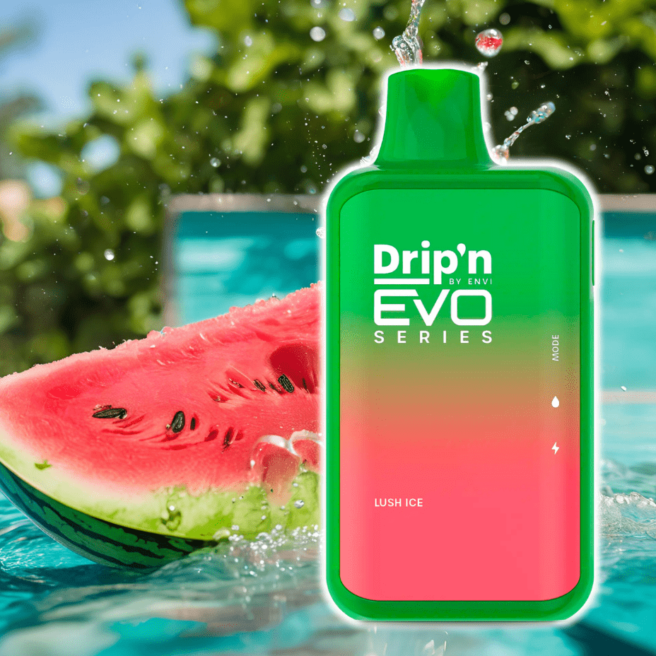 Drip'n by Envi EVO 28k Disposable Vape-Lush Ice 28000 Puffs / 20mg Steinbach Vape SuperStore and Bong Shop Manitoba Canada