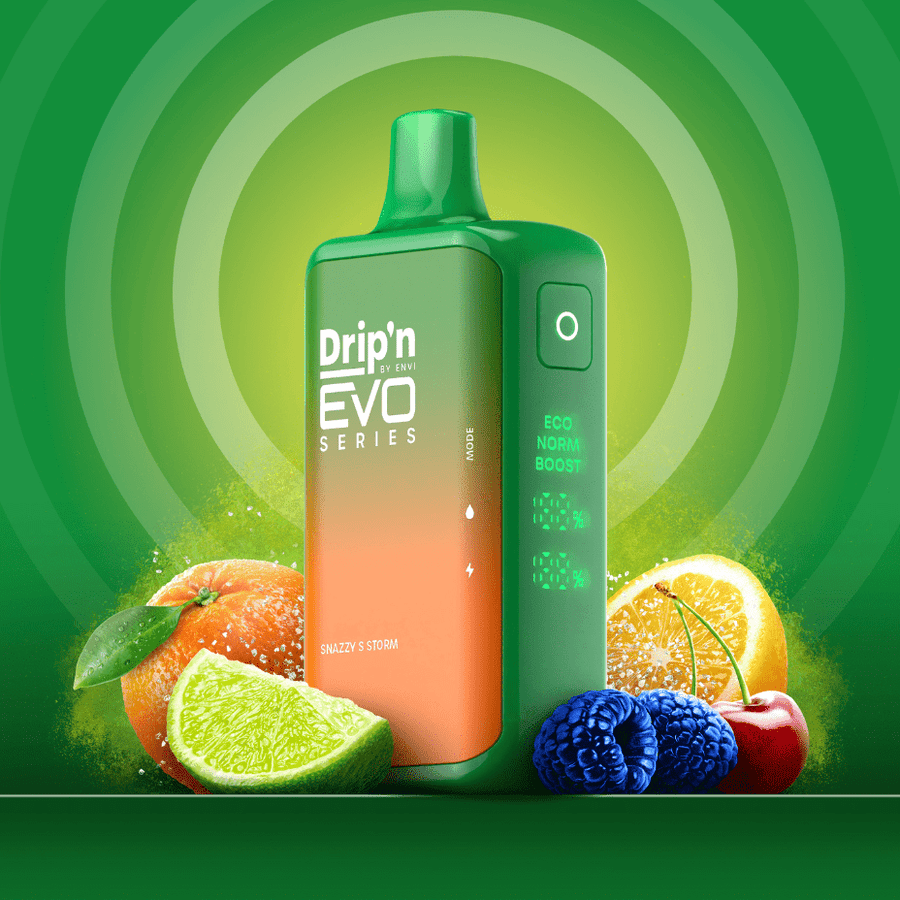 Drip'n by Envi EVO 28k Disposable Vape-Snazzy S Storm 28000 Puffs Manitoba Vape SuperStore and Bong Shop