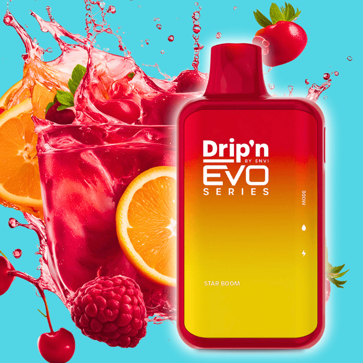 Drip'n by Envi EVO 28k Disposable Vape-Star Boom 28000 Puffs / 20mg Manitoba Vape SuperStore and Bong Shop