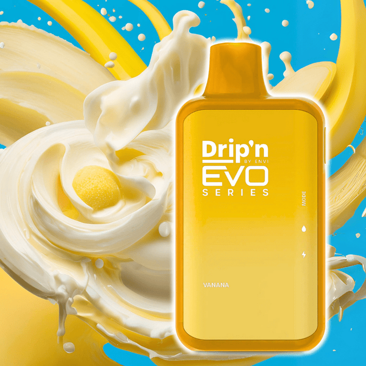 Drip'n by Envi EVO 28k Disposable Vape-Vanana 28000 Puffs / 20mg Steinbach Vape SuperStore and Bong Shop Manitoba Canada