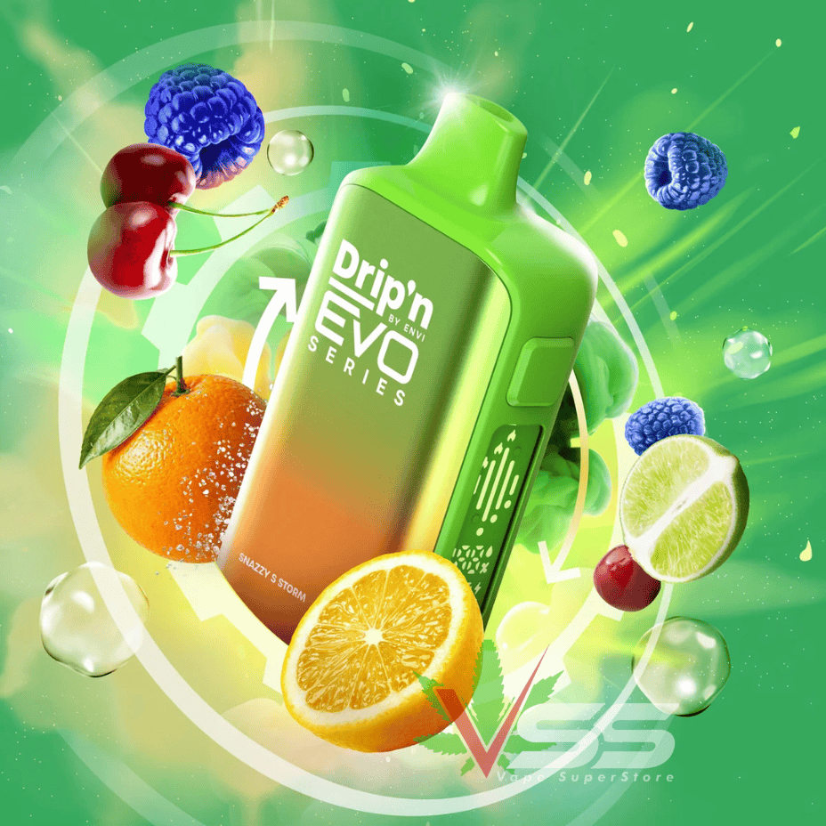 Drip'n by Envi Evo 63k Disposable Vape - Snazzy S Storm 63K / 20mg Steinbach Vape SuperStore and Bong Shop Manitoba Canada