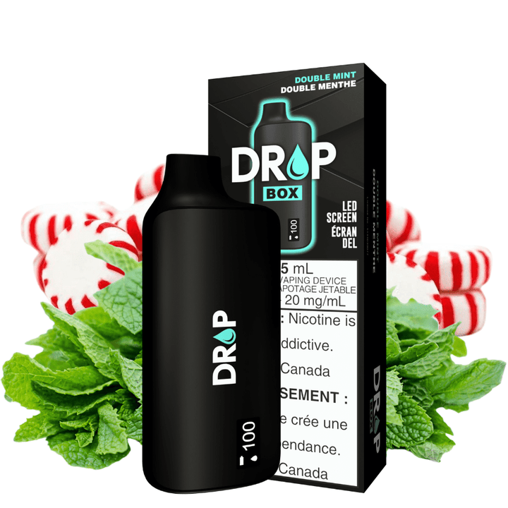 Drop Box 8500 Disposable Vape-Double Mint 15ml / 8500Puffs Steinbach Vape SuperStore and Bong Shop Manitoba Canada