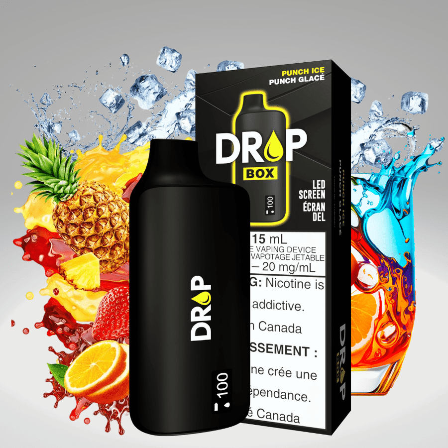 Drop Box 8500 Disposable Vape-Punch Ice 15ml / 8500Puffs Steinbach Vape SuperStore and Bong Shop Manitoba Canada