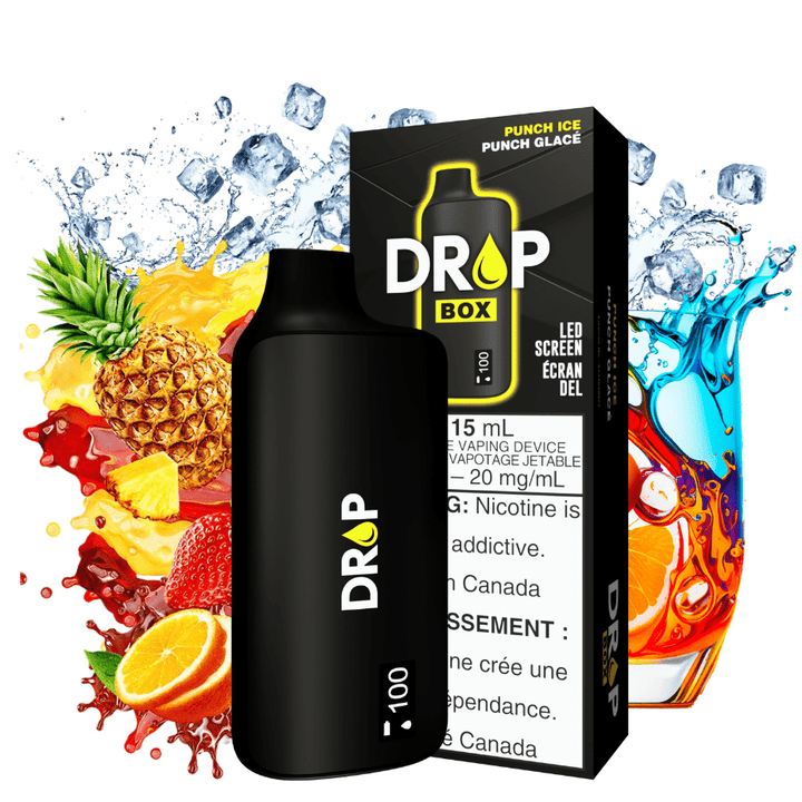 Drop Box 8500 Disposable Vape-Punch Ice 15ml / 8500Puffs Steinbach Vape SuperStore and Bong Shop Manitoba Canada