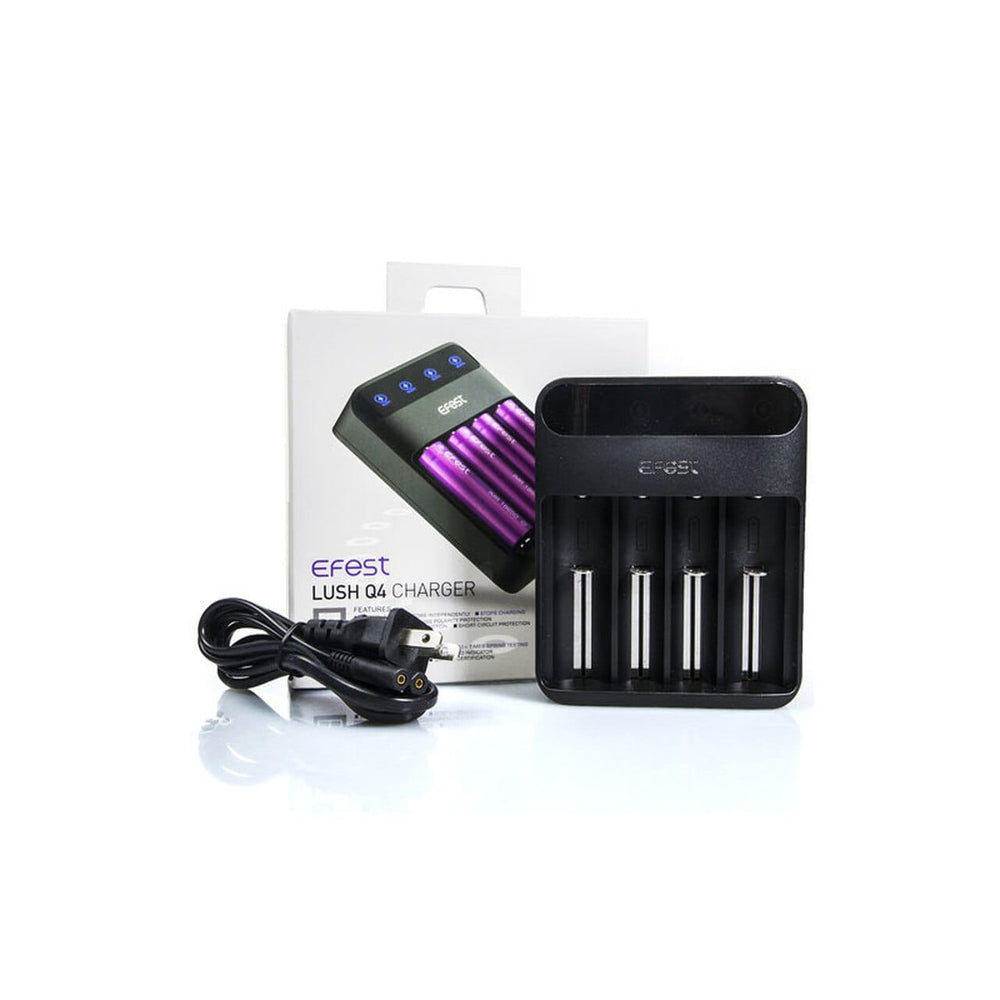 Efest Lush Q4 Battery Charger Steinbach Vape SuperStore and Bong Shop Manitoba Canada