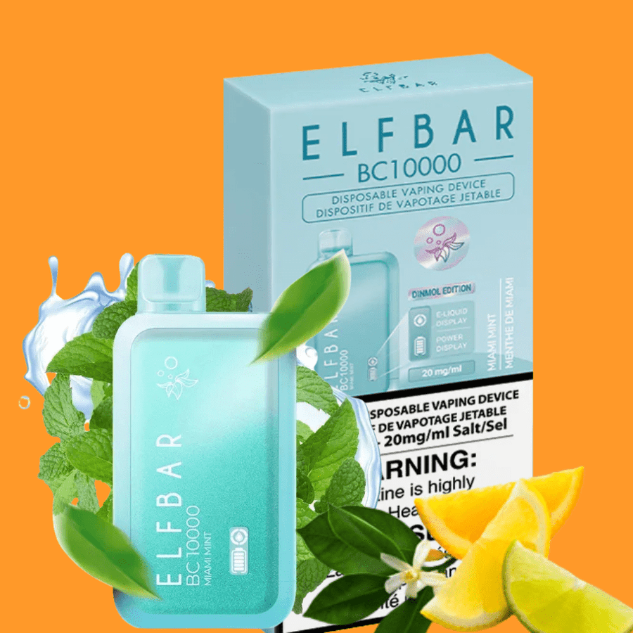 ElfBar BC10000 Disposable Vape-Miami Mint Steinbach Vape SuperStore and Bong Shop Manitoba Canada