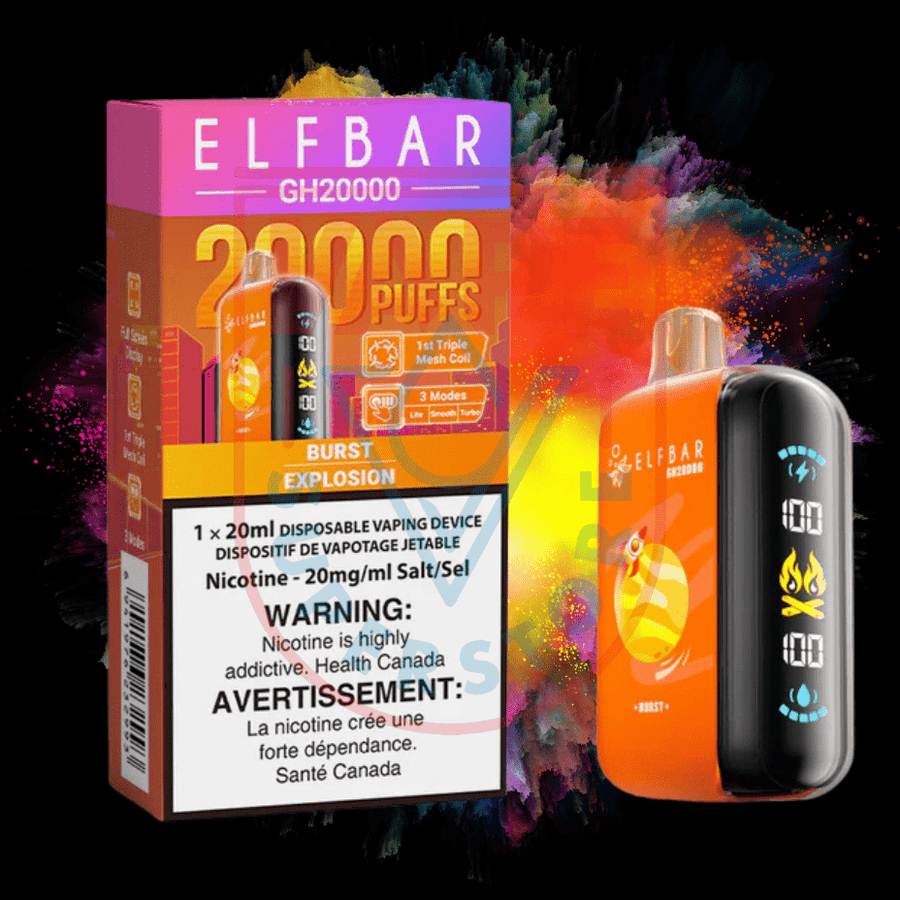 ElfBar GH20K Disposable Vape-Burst Steinbach Vape SuperStore and Bong Shop Manitoba Canada