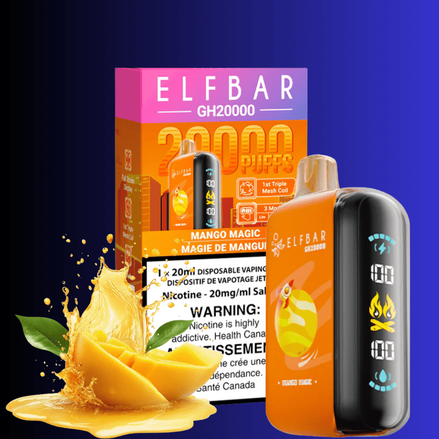 ElfBar GH20K Disposable Vape-Mango Magic Steinbach Vape SuperStore and Bong Shop Manitoba Canada