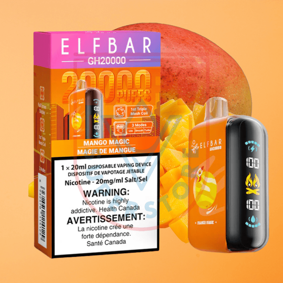 ElfBar GH20K Disposable Vape-Mango Magic Steinbach Vape SuperStore and Bong Shop Manitoba Canada