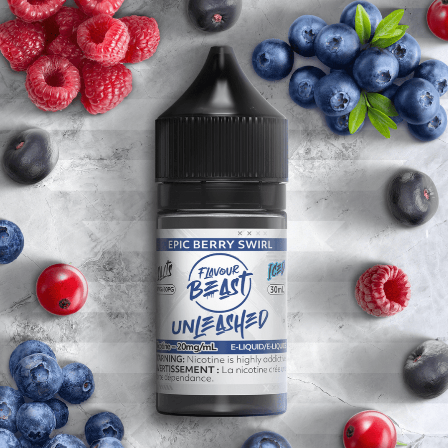 Epic Berry Swirl Salts By Flavour Beast Unleashed E-liquid 30ml / 20mg Steinbach Vape SuperStore and Bong Shop Manitoba Canada