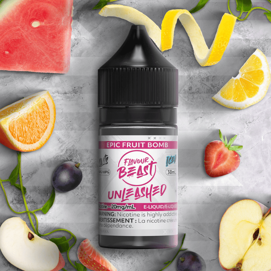 Epic Fruit Bomb Salts By Flavour Beast Unleashed E-liquid 30ml / 20mg Steinbach Vape SuperStore and Bong Shop Manitoba Canada