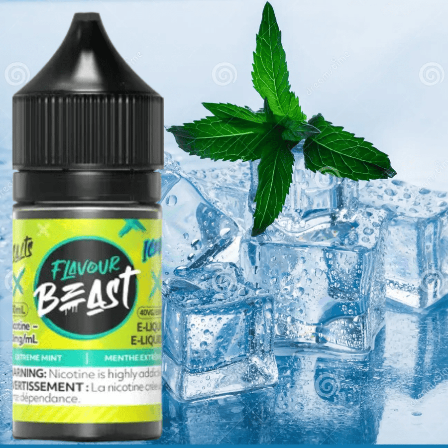 Extreme Mint Iced by Flavour Beast Salts 30ml / 20mg Steinbach Vape SuperStore and Bong Shop Manitoba Canada