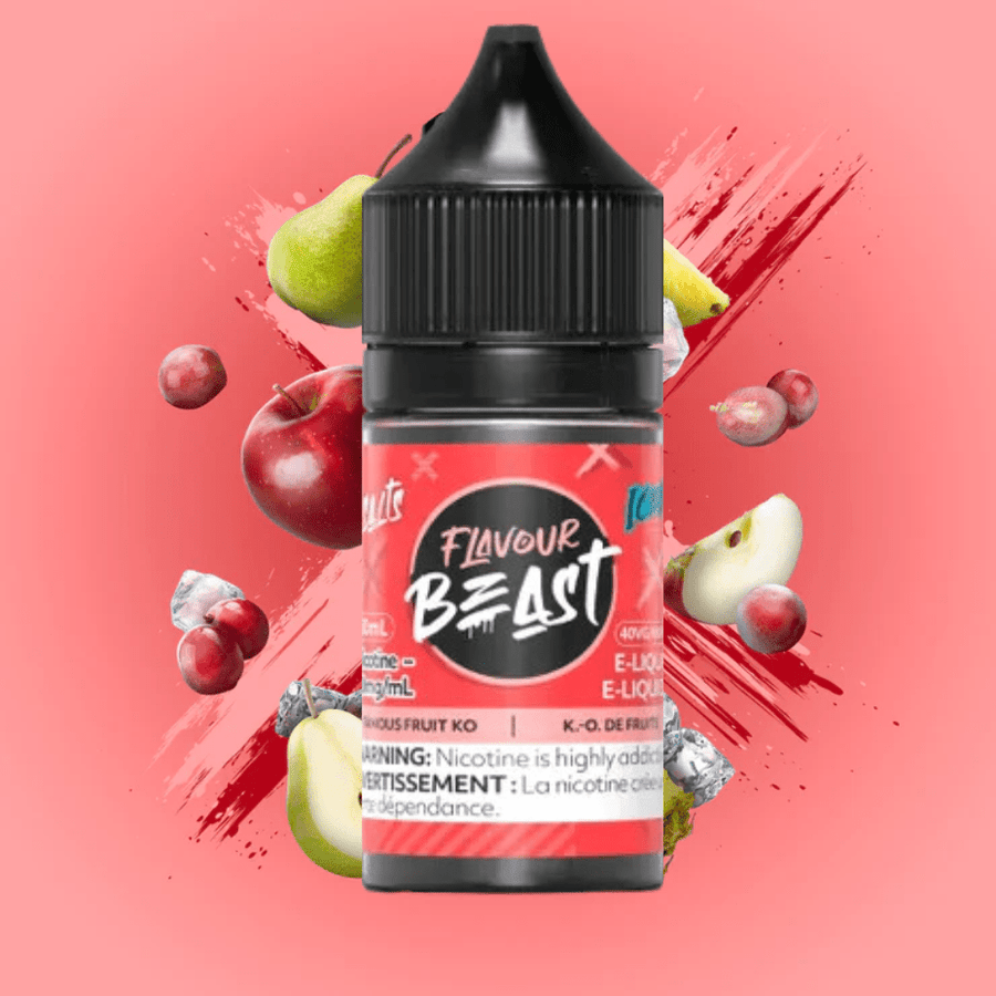 Famous Fruit KO Iced Salts by Flavour Beast E-Liquid 30ml / 20mg Steinbach Vape SuperStore and Bong Shop Manitoba Canada