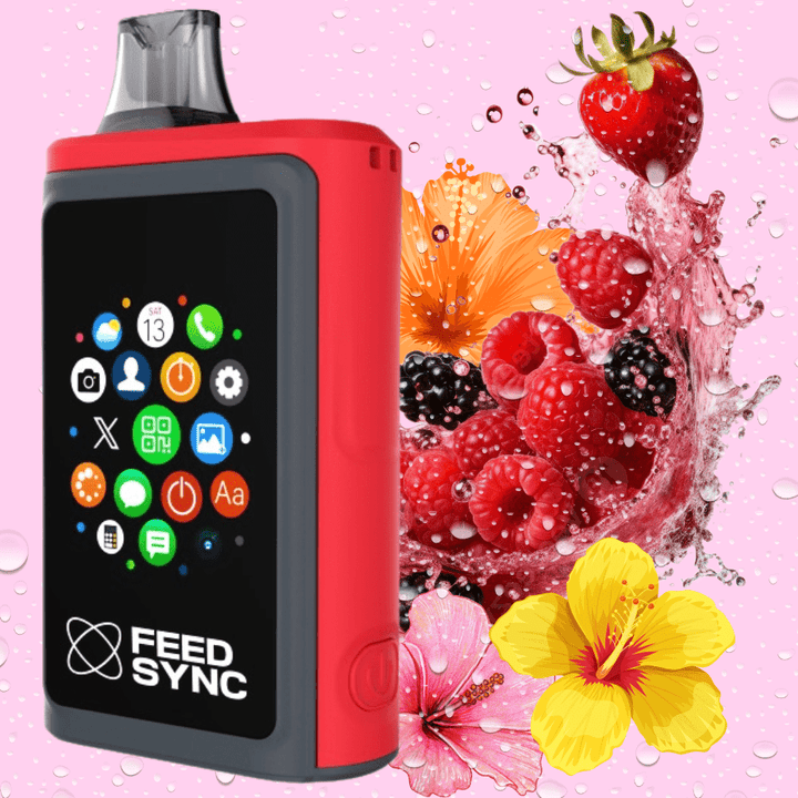 FEED Sync 25K Disposable Vape - Berry Blossom 25000 Puffs / 20mg Steinbach Vape SuperStore and Bong Shop Manitoba Canada