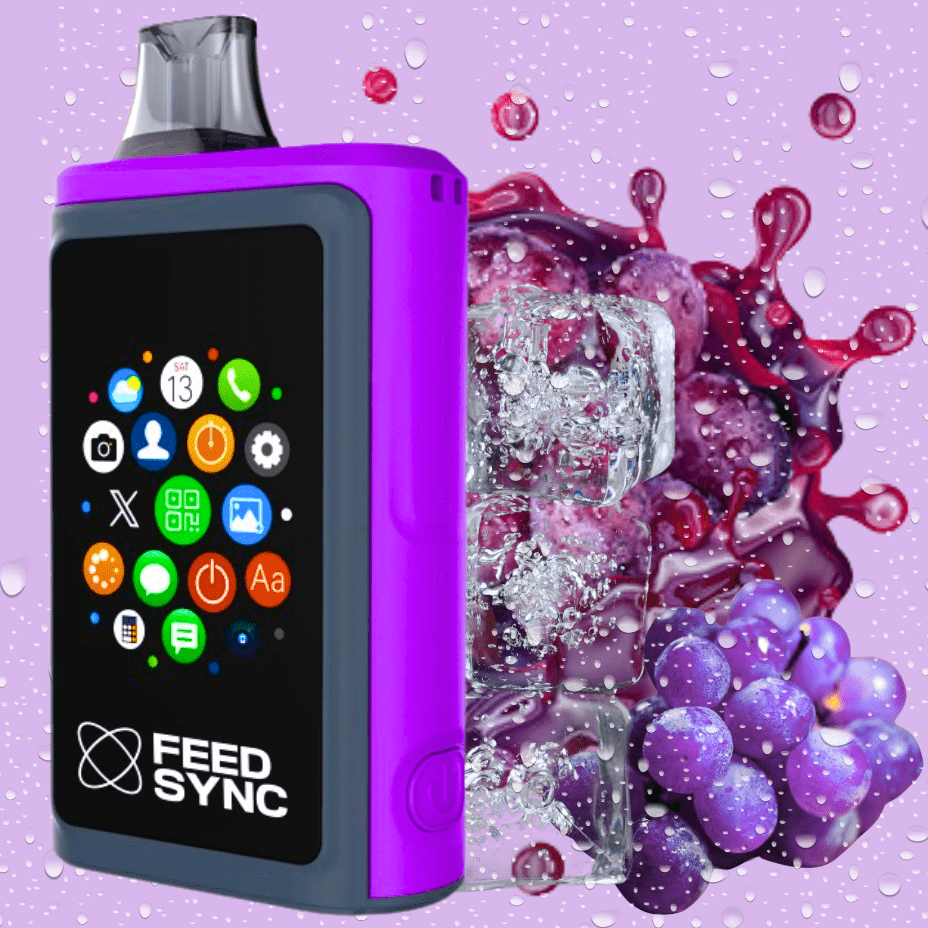 FEED Sync 25K Disposable Vape - Glacial Grape 25000 Puffs / 20mg Steinbach Vape SuperStore and Bong Shop Manitoba Canada