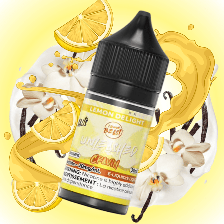 Flavor Beast Unleashed Cravin Salts-Lemon Delight 30ml / 20mg Steinbach Vape SuperStore and Bong Shop Manitoba Canada