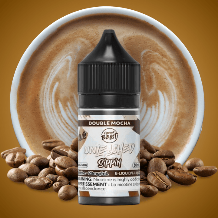 Flavor Beast Unleashed Sippin Salts-Double Mocha 30ml / 20mg Steinbach Vape SuperStore and Bong Shop Manitoba Canada