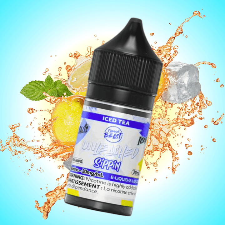 Flavor Beast Unleashed Sippin Salts-Iced Tea 30ml / 20mg Steinbach Vape SuperStore and Bong Shop Manitoba Canada