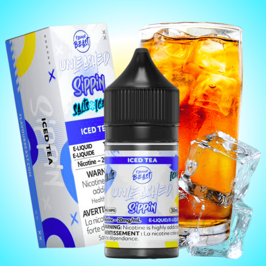 Flavor Beast Unleashed Sippin Salts-Iced Tea 30ml / 20mg Steinbach Vape SuperStore and Bong Shop Manitoba Canada