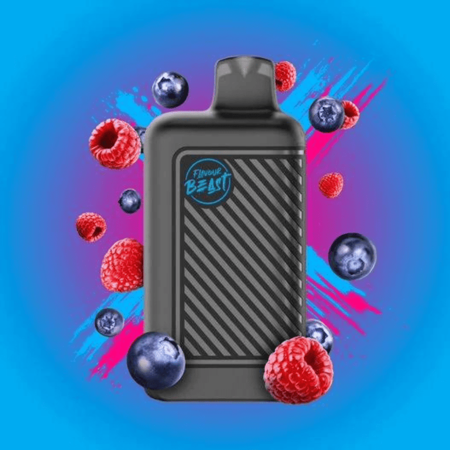 Flavour Beast Beast Mode 8K Disposable-Bomb Blue Razz 20mg / 8000 Puffs Steinbach Vape SuperStore and Bong Shop Manitoba Canada