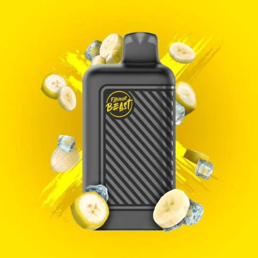Flavour Beast Beast Mode 8K Disposable-Bussin' Banana Iced 20mg / 8000 Puffs Steinbach Vape SuperStore and Bong Shop Manitoba Canada