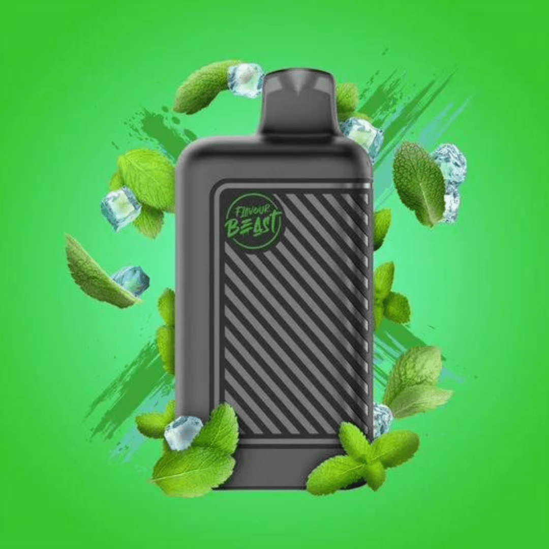 Flavour Beast Beast Mode 8K Disposable-Super Spearmint Iced 20mg / 8000 Puffs Steinbach Vape SuperStore and Bong Shop Manitoba Canada