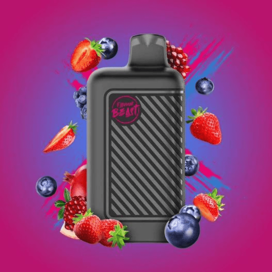 Flavour Beast Beast Mode 8K Disposable-Trippin' Triple Berry 20mg / 8000 Puffs Steinbach Vape SuperStore and Bong Shop Manitoba Canada