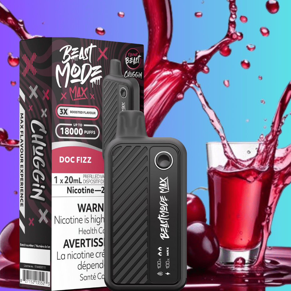 Flavour Beast Beast Mode Max 18k Disposable-Chuggin Doc Fizz 20ml / 18000 Puffs Steinbach Vape SuperStore and Bong Shop Manitoba Canada