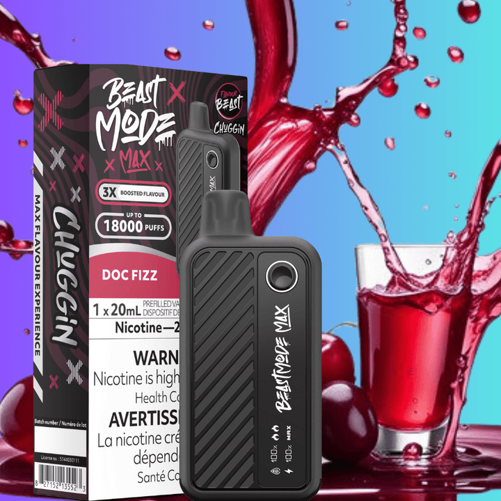 Flavour Beast Beast Mode Max 18k Disposable-Chuggin Doc Fizz 20ml / 18000 Puffs Steinbach Vape SuperStore and Bong Shop Manitoba Canada